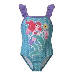 Disney Baby Girls Swimsuit, Ariel, Size 12 Months